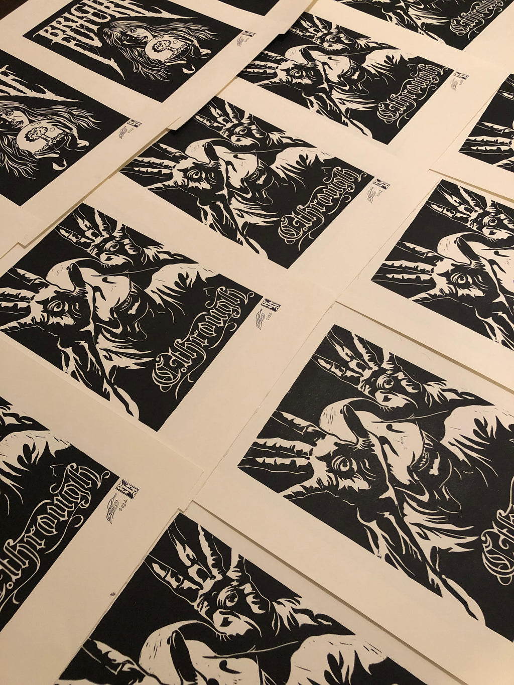 Linoldruck Labyrinth 2.0 (Art print)