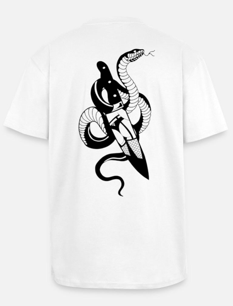 T-Shirt White/Black