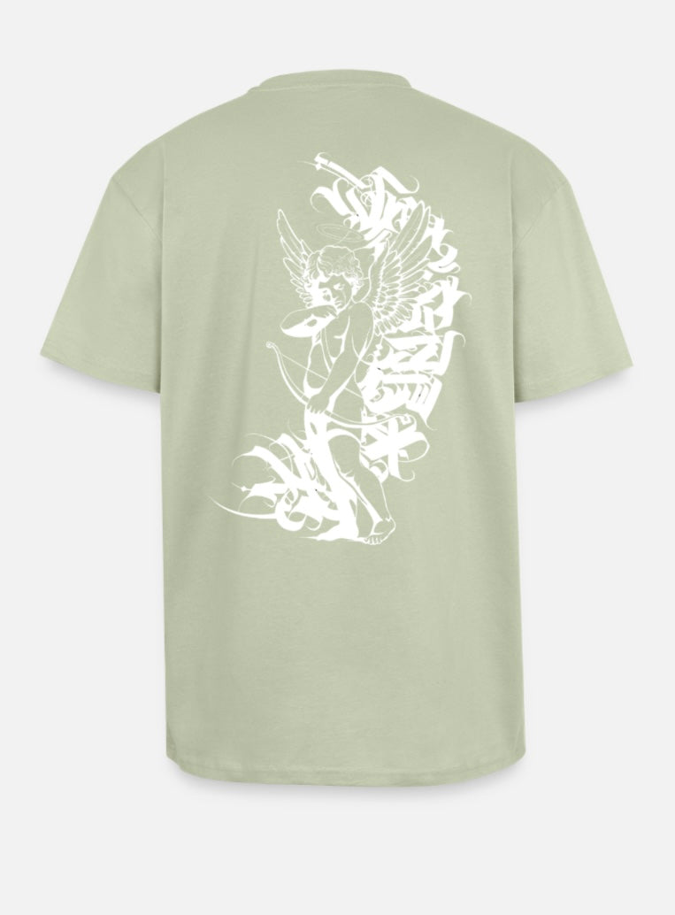 T-Shirt Mint/White