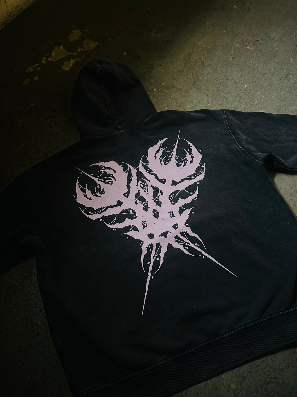The Dark Heart Hoodie Gum Pink